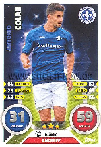 Topps Match Attax Bundesliga 16/17 - Nr. 71