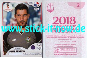 Panini WM 2018 Russland "Sticker" INT/Edition - Nr. 522
