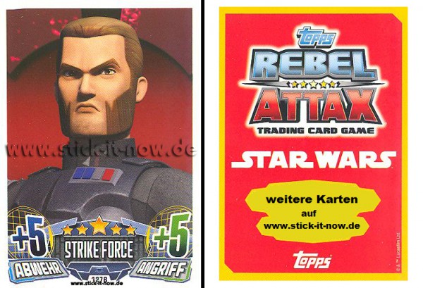 Rebel Attax - Serie 1 (2015) - STRIKE-FORCE - DAS IMPERIUM 2 - Nr. 127B