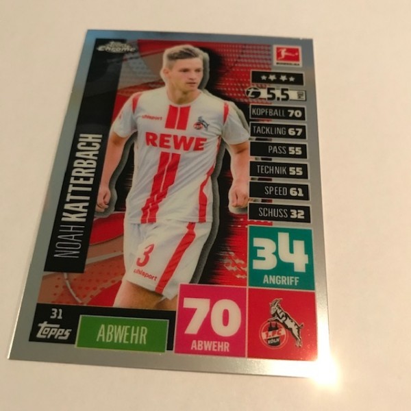 Match Attax BL Chrome 20/21 - Nr. 31 - KATTERBACH