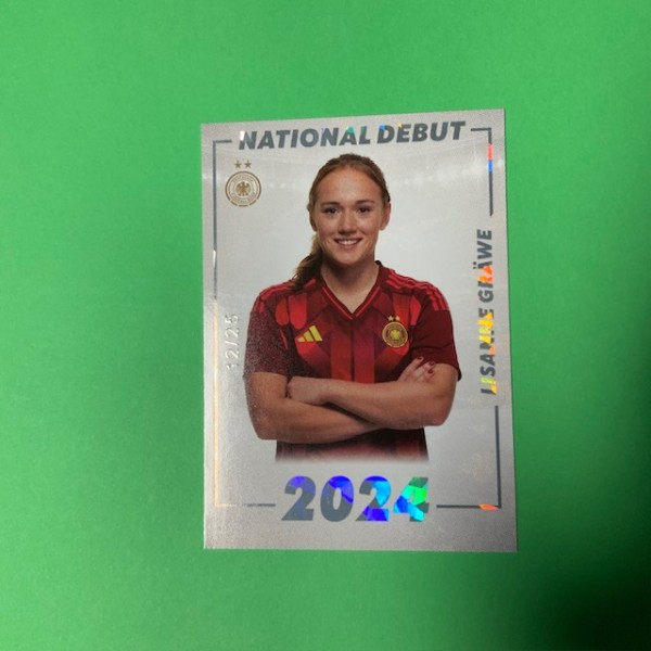 DFB Frauen Team-Set 2025 - Nr. DEB-10 ( Lisanne Gräwe ) - Cracked Ice 12/25