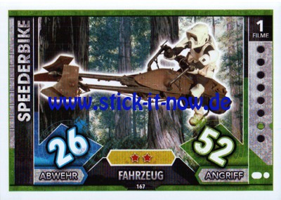 Topps Star Wars FORCE ATTAX UNIVERSE (2017) - Nr. 167