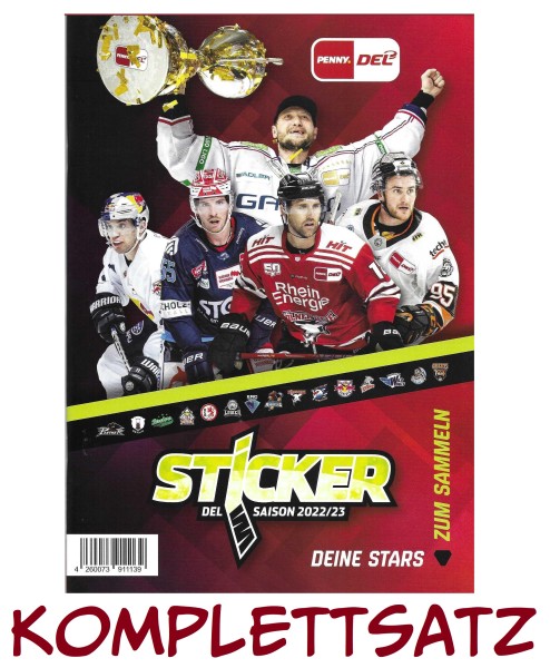 Penny DEL - Deutsche Eishockey Liga 22/23 "Sticker" - komplettsatz