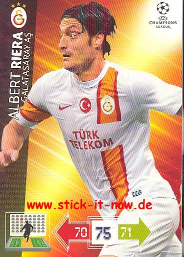 Panini Adrenalyn XL CL 12/13 - Galatasaray Istanbul - Albert Riera