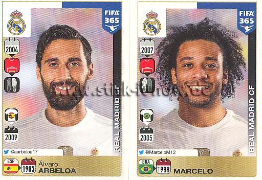 Panini FIFA 365 Sticker - Nr. 380 - 381