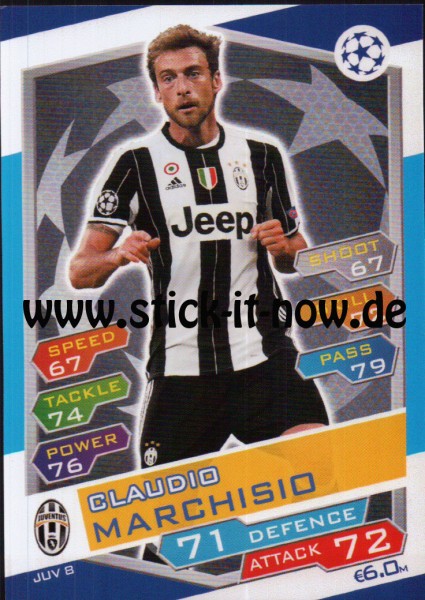 Match Attax Champions League 16/17 - Nr. JUV 8