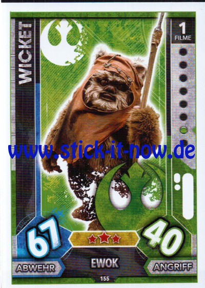 Topps Star Wars FORCE ATTAX UNIVERSE (2017) - Nr. 155