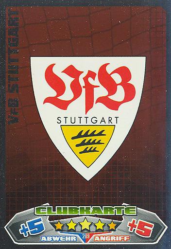 Match Attax 12/13 - VfB Stuttgart - Clubkarte - Nr. 289