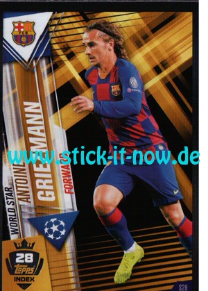 Topps Match Attax 101 (2020) - Nr. W28 (Stickerkarte S28)