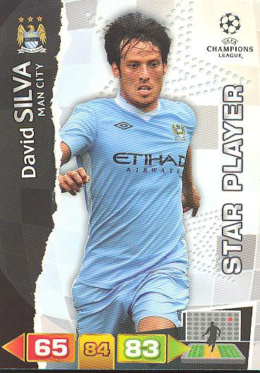 David Silva - Panini Adrenalyn XL CL 11/12 - Manchester City - Star Player