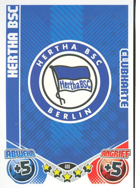 Match Attax 11/12 - Hertha BSC Berlin - Clubkarte