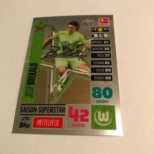 Match Attax BL Chrome 20/21 - Nr. 170 - BREKALO