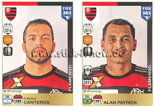 Panini FIFA 365 Sticker - Nr. 202 - 206