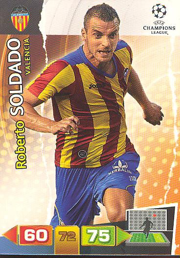 Roberto Soldado - Panini Adrenalyn XL CL 11/12 - FC Valencia