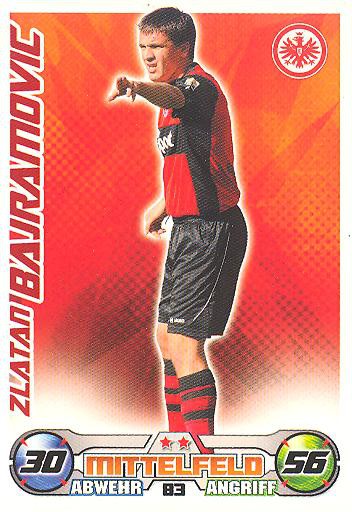 Match Attax 09/10 - ZLATAN BAJRAMOVIC - Ein. Frankfurt - Nr. 83