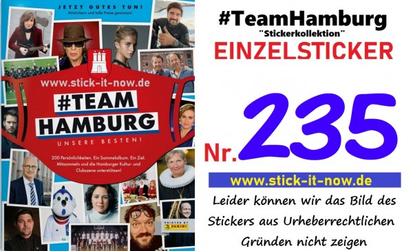 #TeamHamburg "Sticker" (2021) - Nr. 235