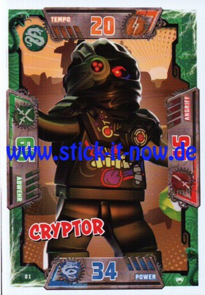 Lego Ninjago Trading Cards - SERIE 2 (2017) - Nr. 81