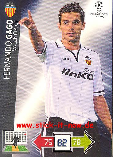 Panini Adrenalyn XL CL 12/13 - FC Valencia - Fernando Gago