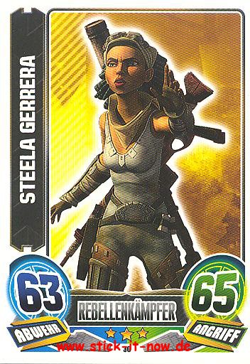 Force Attax - Star Wars - Clone Wars - Serie 5 - Steela Gerrera - Nr. 30
