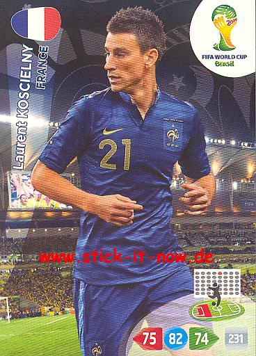 Panini Adrenalyn XL Brasil WM 2014 - Laurent KOSCIELNY