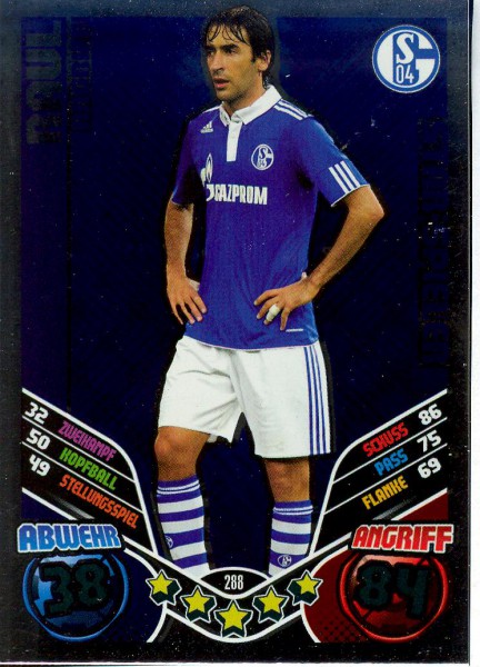 Match Attax 11/12 - Raul - Star-Spieler