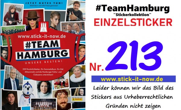 #TeamHamburg "Sticker" (2021) - Nr. 213