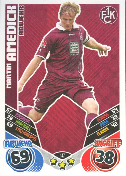 Martin Amedick - Match Attax 11/12