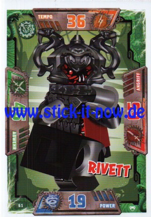 Lego Ninjago Trading Cards - SERIE 2 (2017) - Nr. 61