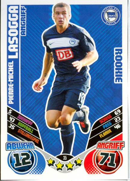 Pierre-Michel Lasogga - Match Attax 11/12 - Rookie