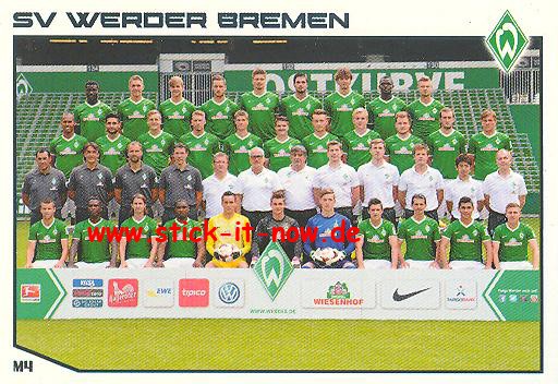 Match Attax 13/14 - Werder Bremen - Mannschaftskarte - Nr. M4