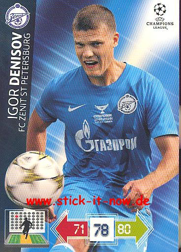 Panini Adrenalyn XL CL 12/13 - Zenit St. Petersburg - Igor Denisov