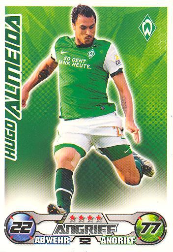 Match Attax 09/10 - HUGO ALMEIDA - SV Werder Bremen - Nr. 52