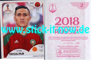 Panini WM 2018 Russland "Sticker" INT/Edition - Nr. 153