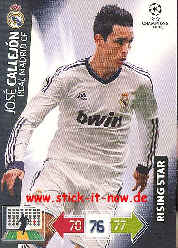 Panini Adrenalyn XL CL 12/13 - Real Madrid - Jose Callejon