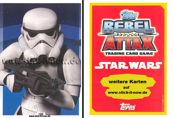 Rebel Attax - Serie 1 (2015) - STRIKE-FORCE - DAS IMPERIUM 1 - Nr. 108