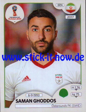 Panini WM 2018 Russland "Sticker" - Nr. 187