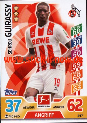 Topps Match Attax Bundesliga 17/18 EXTRA - Nr. 447