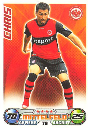 Match Attax 09/10 - CHRIS - Ein. Frankfurt - Nr. 79