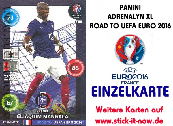Adrenalyn XL - Road to UEFA Euro 2016 France - Nr. 83