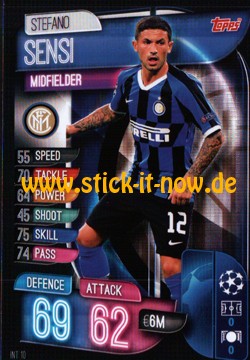 Match Attax Champions League 2019/20 - Nr. INT 10