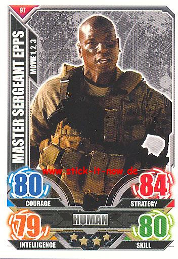 Transformers Sammelkarten - Master Sergeant Epps - Nr. 97