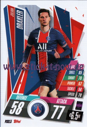 Match Attax Champions League 2020/21 - Nr. PSG 13