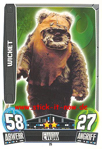 Force Attax Movie Collection - Serie 3 - WICKET - Nr. 25