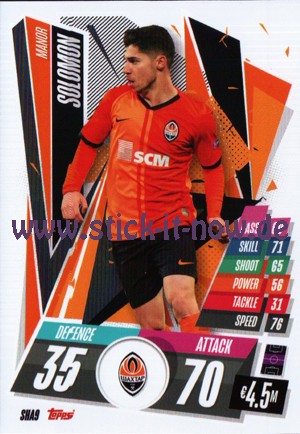 Match Attax Champions League 2020/21 - Nr. SHA 9