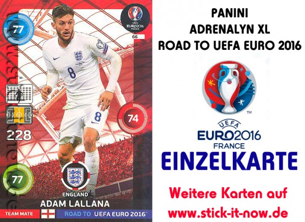 Adrenalyn XL - Road to UEFA Euro 2016 France - Nr. 66