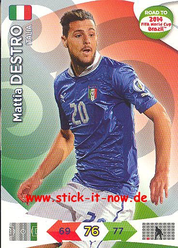 Panini Adrenalyn XL Road to WM 2014 - Mattia DESTRO