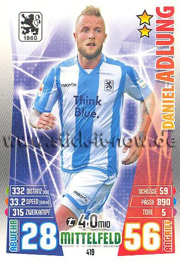 Match Attax 15/16 - Daniel ADLUNG - TSV 1860 München - Nr. 419