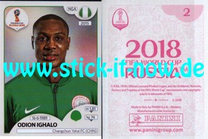 Panini WM 2018 Russland "Sticker" INT/Edition - Nr. 337