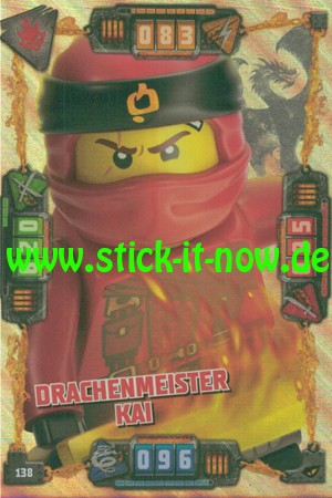 Lego Ninjago Trading Cards - SERIE 4 (2019) - Nr. 138 ( Drachenmeister )