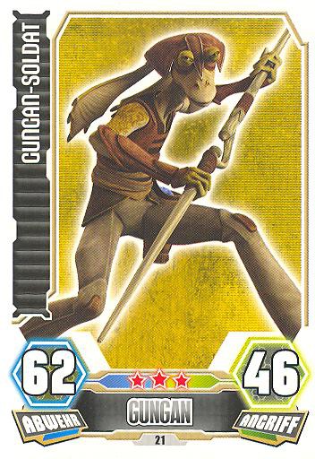 Force Attax - Serie 3 - Gungan-Soldat - Nr. 21